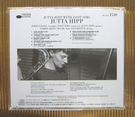 �W���P�b�g���ʐ^ Jutta Hipp with Zoot Sims