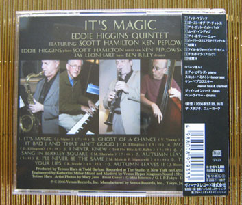�W���P�b�g���ʐ^ Eddie Higgins - It's Magic