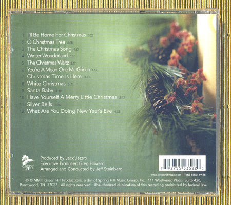 Denis Solee - Christmas By Candlrlight ジャケット裏写真